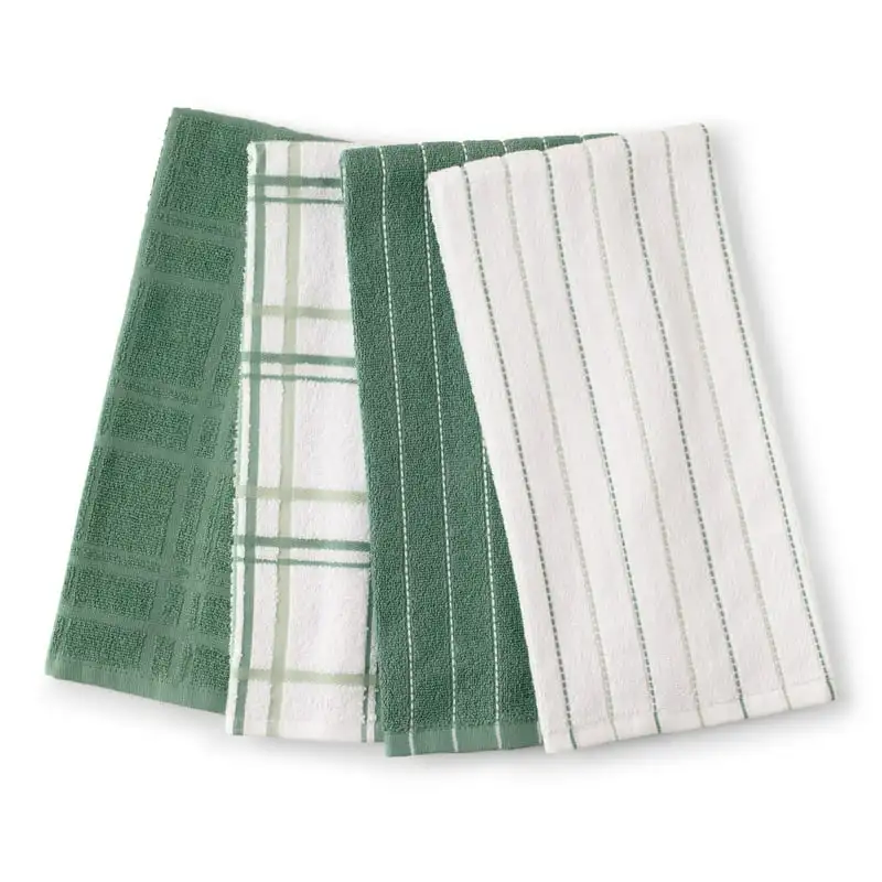 

Kitchen Towel Set, Green, Set of 4