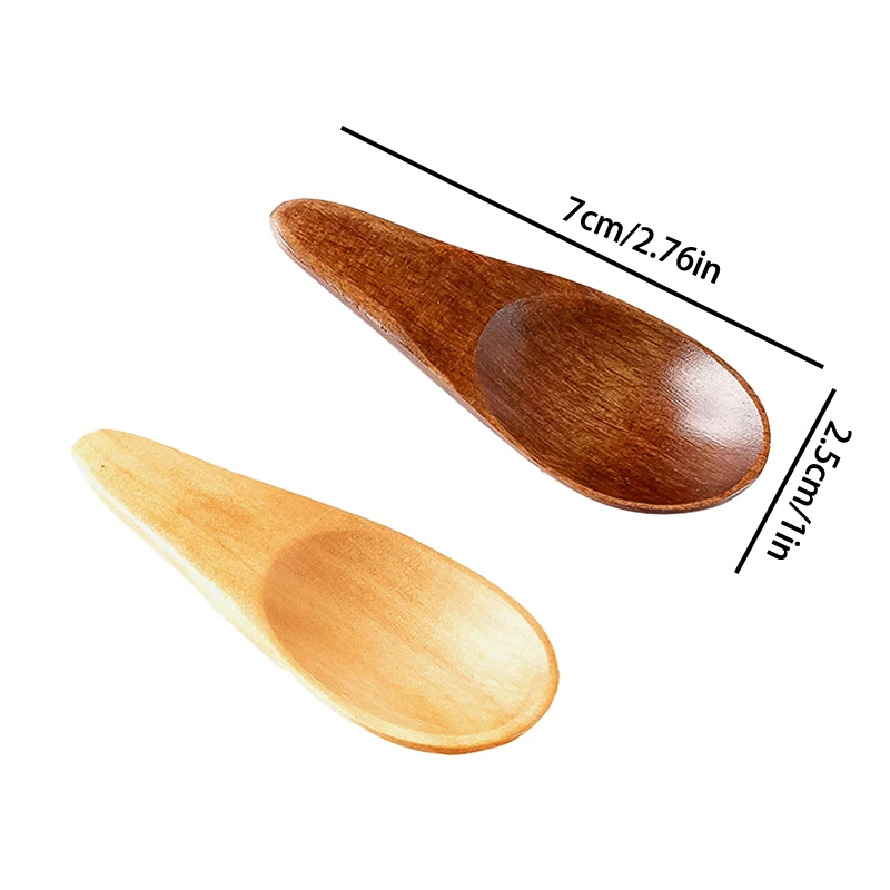 1/3/5 шт. деревянная мини-ложка для чая