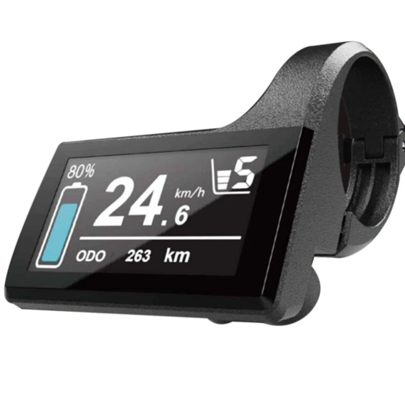 

24V/36V/48V Adjustable LCD KD586 KEY DISP Display Waterproof Cable Adapt To 5S Protocol Electric Bicycle Accessories