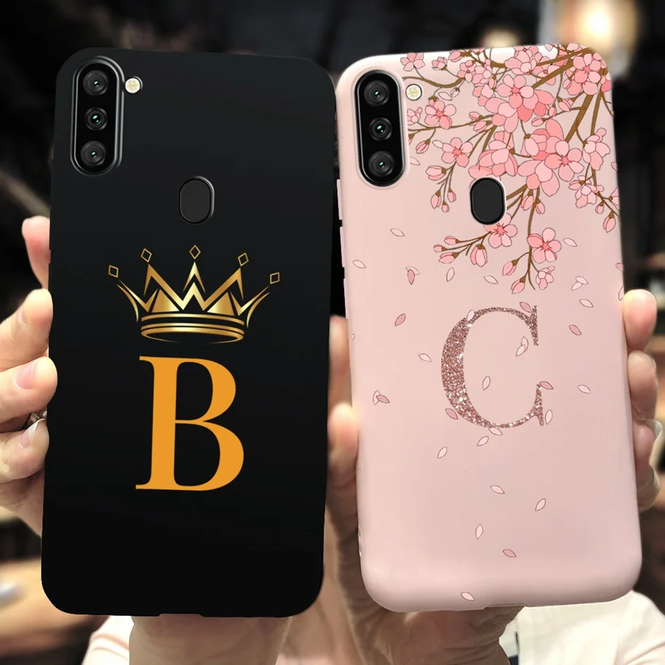 Милый чехол для телефона с надписью для Samsung Galaxy A11 Cover A115 SM-A115F, силиконовый мягкий чехол для Samsung Galaxy M11 M 11 SM-M115F Coque