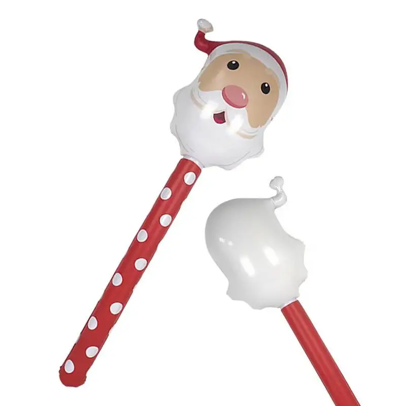 

Inflatable Stick Snowmen Santa Inflatable Hammer Toys Portable Inflatable Hammer Blow Up Toys For Kids Children Boys Girls