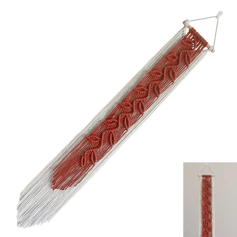 Макраме настенная основа для спальни универсальный богемный Тканый гобелен