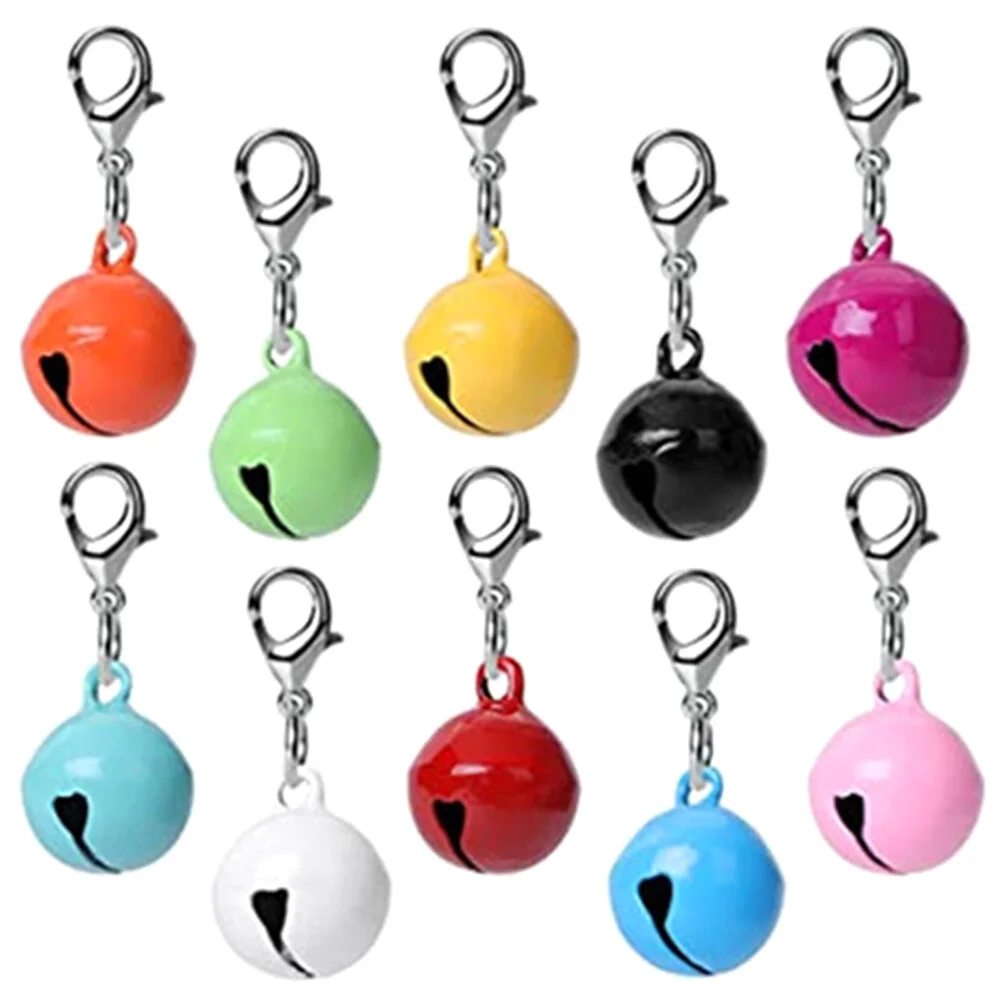 

10 Pcs Pet Collar Bell Puppy Dog Multi-function Bells Cats Dogs Hanging Metal Delicate Crafted Exquisite