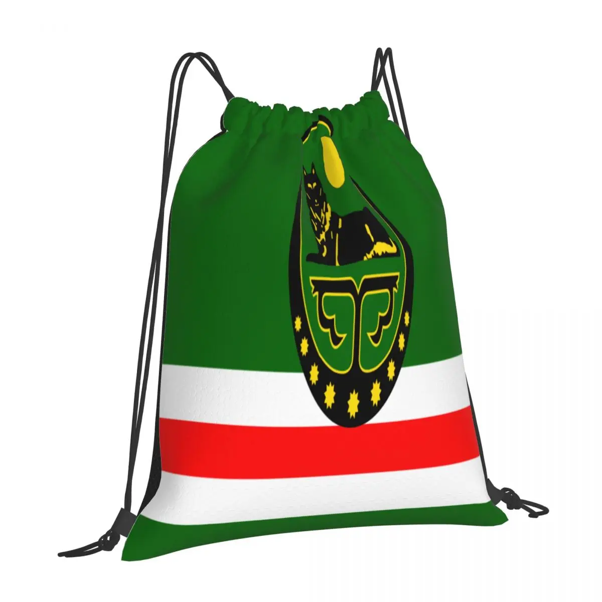 

Chechen Republic Of Ichkeria 777 Drawstring Bags Backpacks Lightweight Camping Hiking Outdoor Bags Storage Backpack