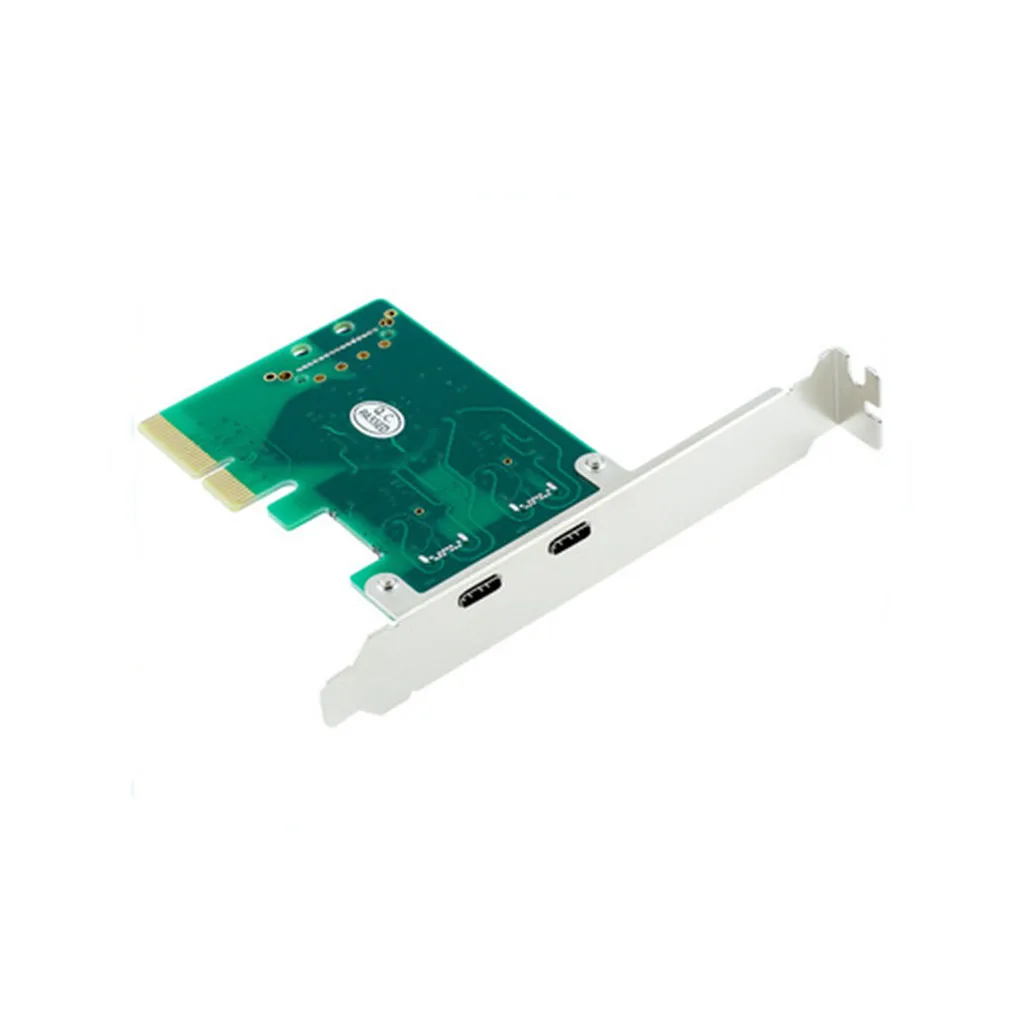

PCI-E Dual USB 3.1 Expansion Card Detachable Professional Replaceable Fast Transmission Cards Adapter Converter