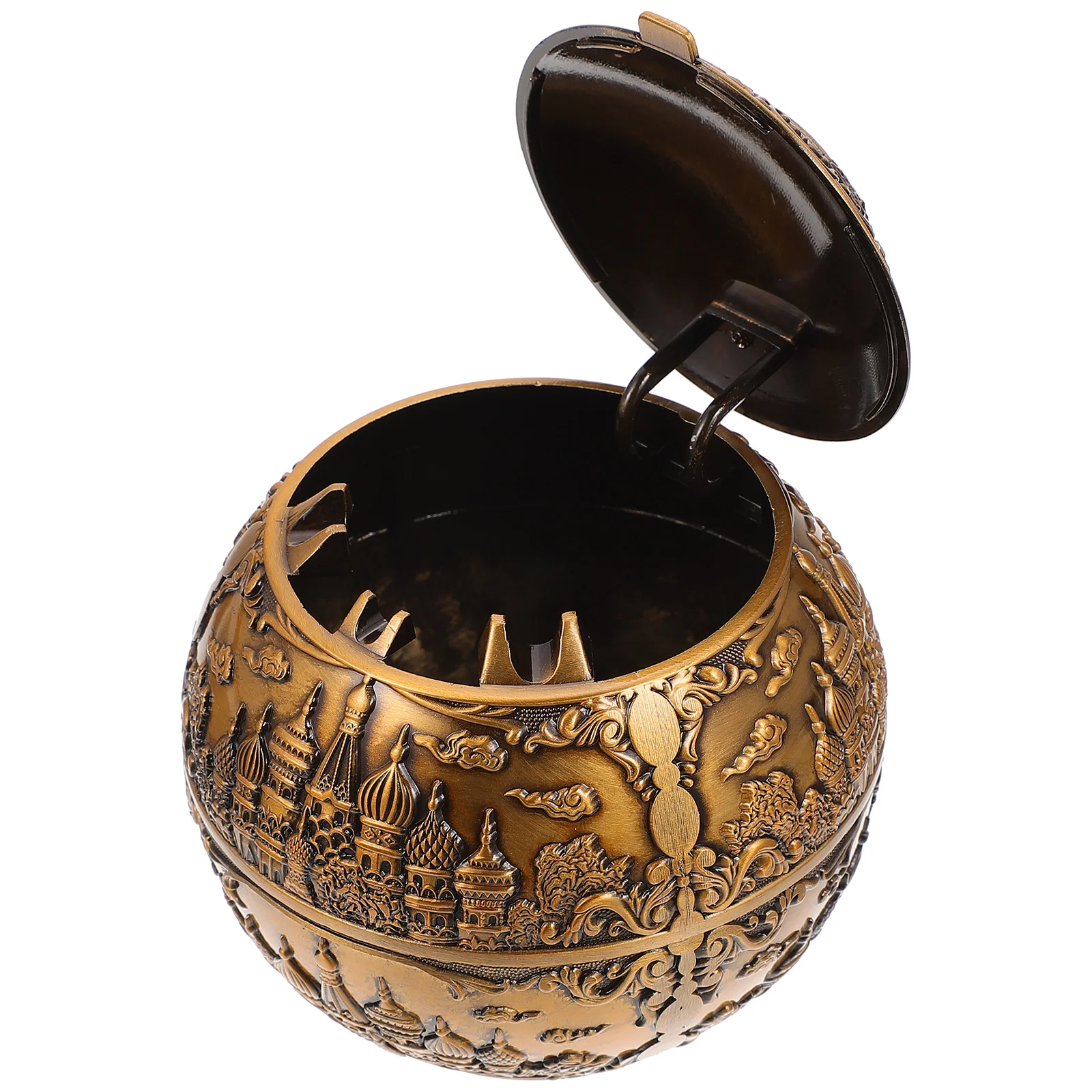 

1Pc Vintage Appearance Ashtray Ash Holder Cigarette Butt Container for Decor