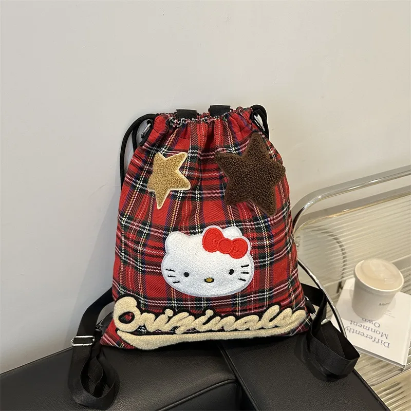 Женский рюкзак с мультяшным принтом Большой Вместительный Рождественский