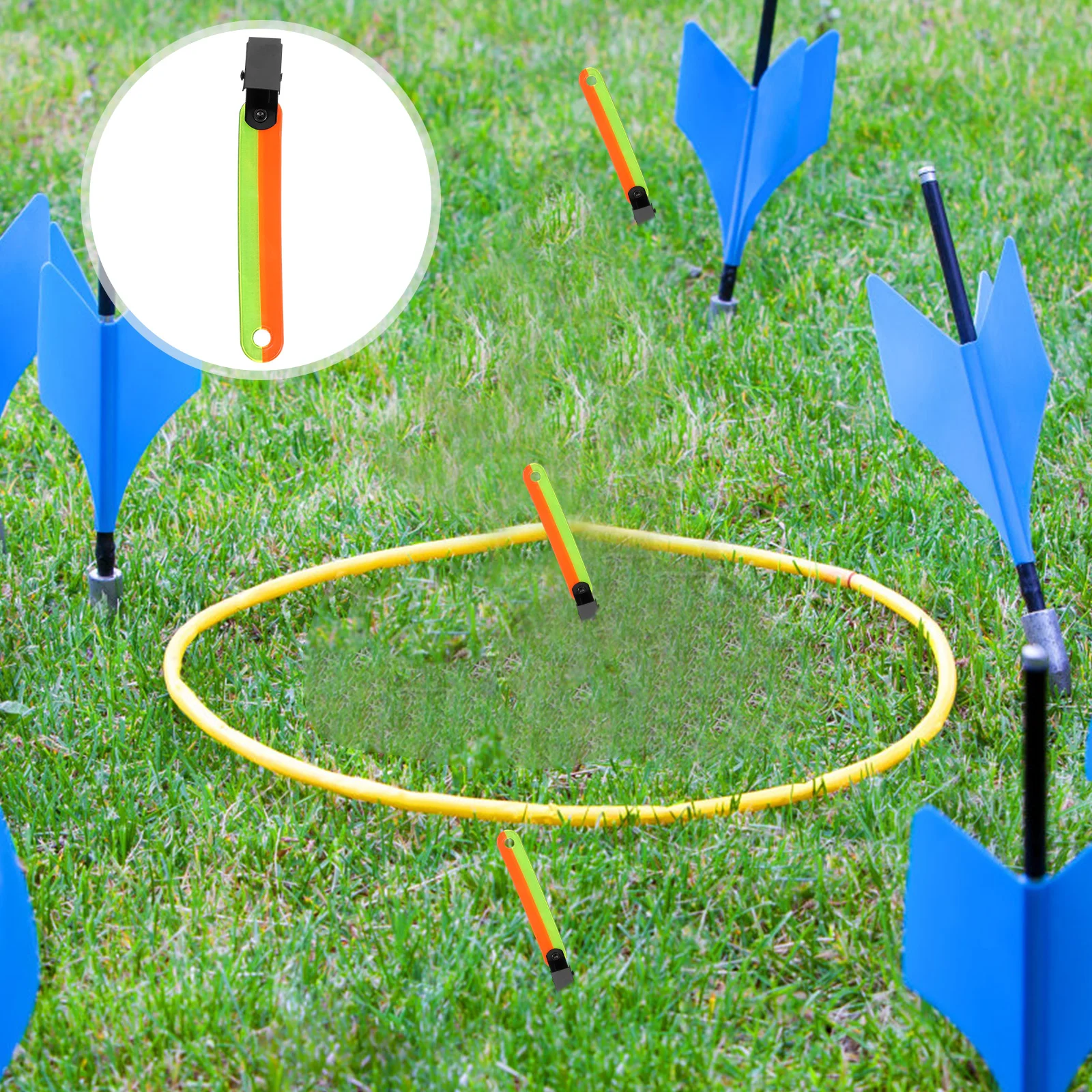 

12pcs Practical Reflective Clips Reflective Clip Trail Marking Clip Glow Clips