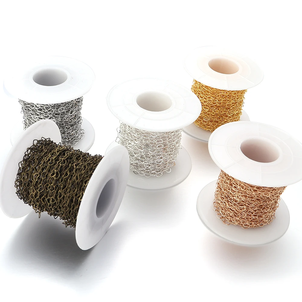 

10 ярдов 4x3 3x2 6x4 мм медная цепь в форме сердца металлическая цепь для фотоаксессуаров