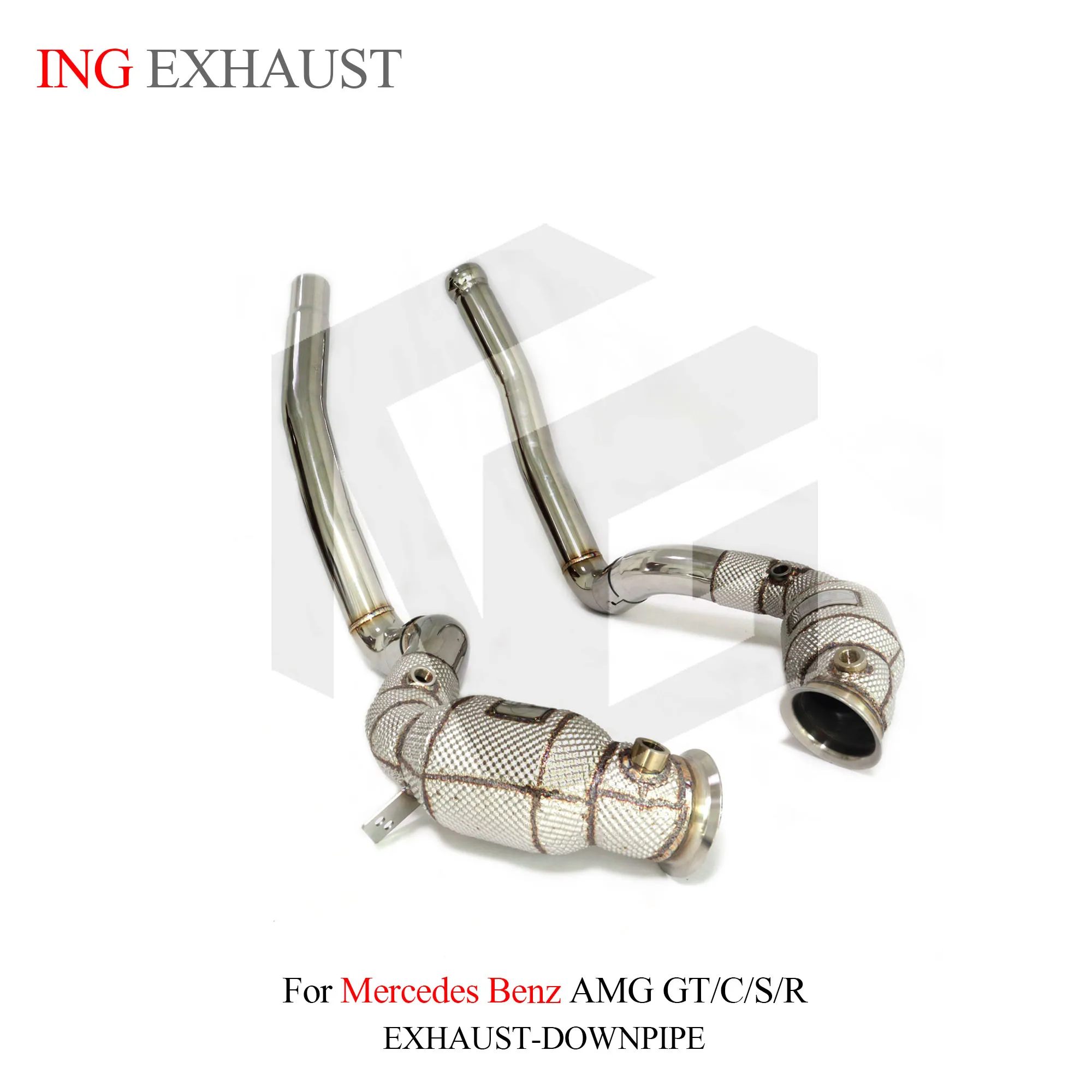 Катализованная водосточная труба ING SS304 для Mercedes Benz AMG GT GTC GTS GTR 4 0 т моторная