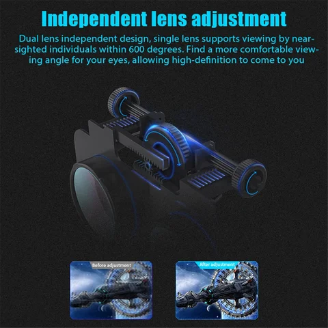 3D VR очки виртуальной реальности Viar очки устройства гарнитуры умные линзы для шлема для сотового телефона мобильные смартфоны Viewer Z