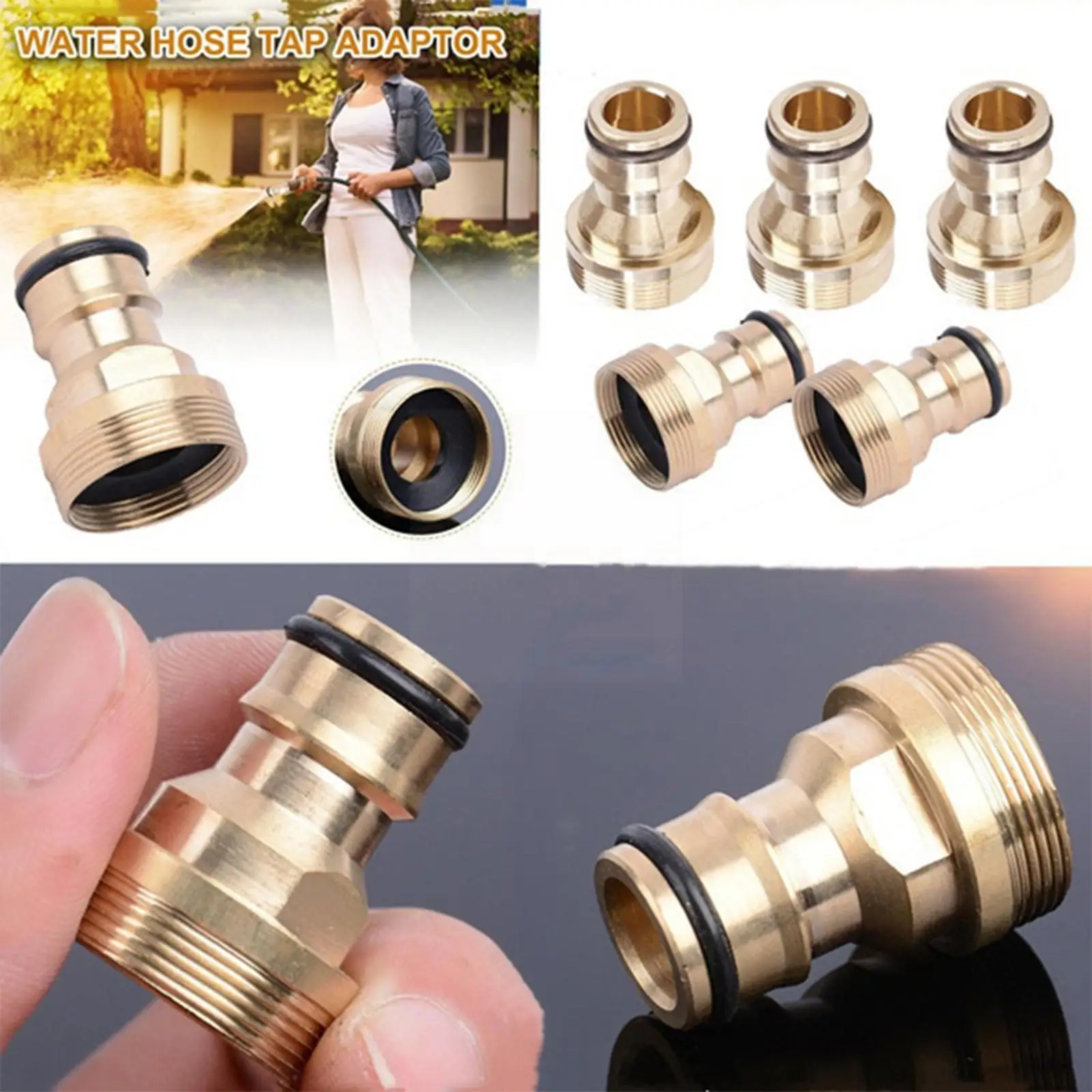 

Universal Adapters For Tap Kitchen Faucet Tap Connector Mixer Hose Adaptor Pipe Joiner Fitting Faucet Adapter X0b0