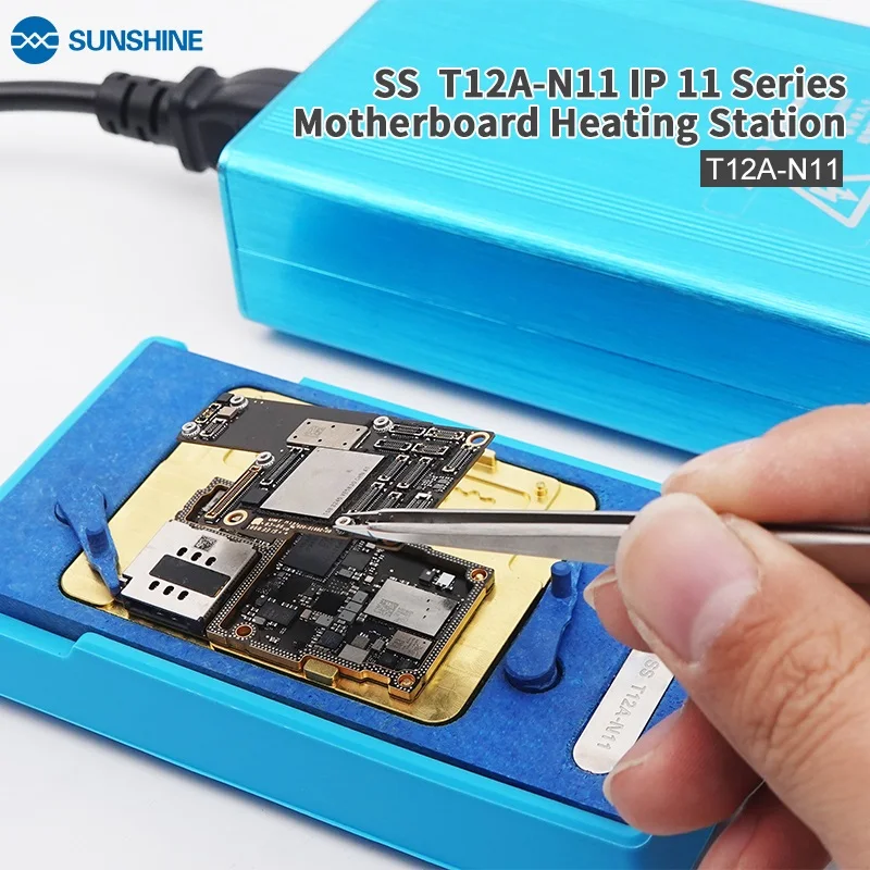 

SS-T12A T12A N13 N12 N11 M6 X3 Mold Mainboard Layered Android Face CPU Heating Station Disassembly Platform for iPhone Repair