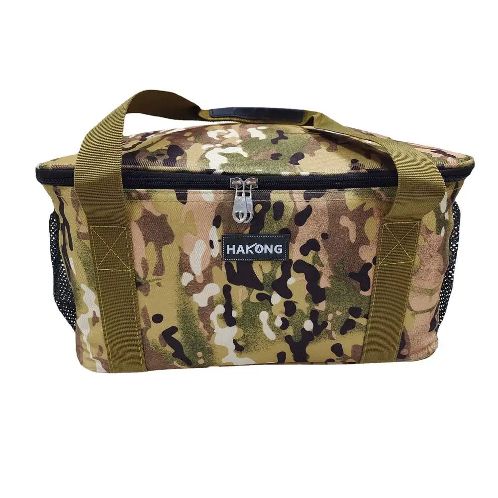 

Outdoor Camouflage Storage Bag Multi-functional Large Capacity Kitchen Pot Oxford Cloth Case Camping Tools