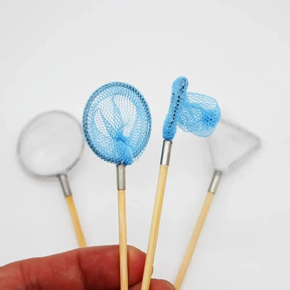 Новый DIY кукольный домик рыболовная сеть удочка белая синяя мебель для насекомых