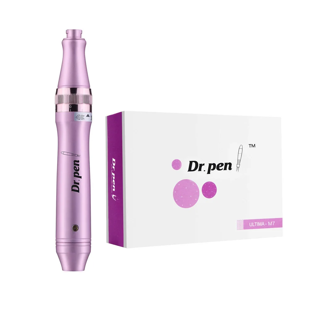 Dr Pen M7 с 2 шт. игл электрическая Проводная машинка для микрообработки Dr.Pen Meso