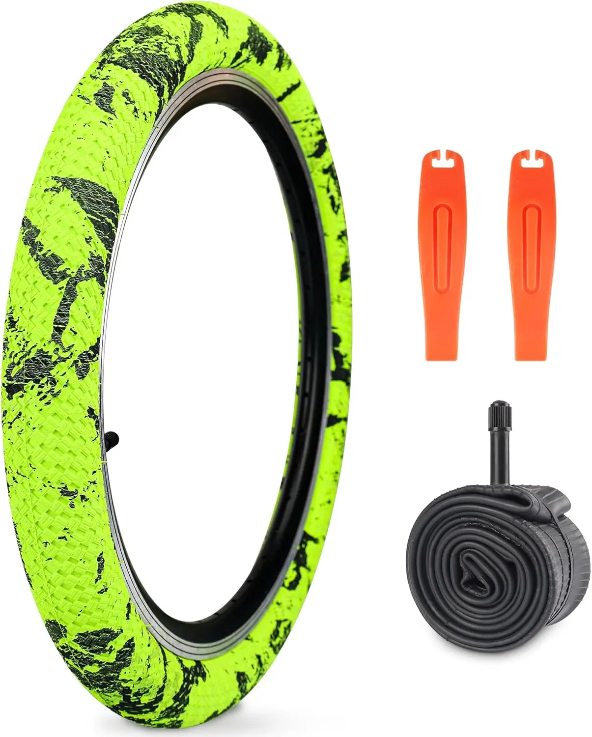 ZUKKA 1 упаковка велосипедных шин BMX с упаковкой 20-дюймовых внутренних кабелей для