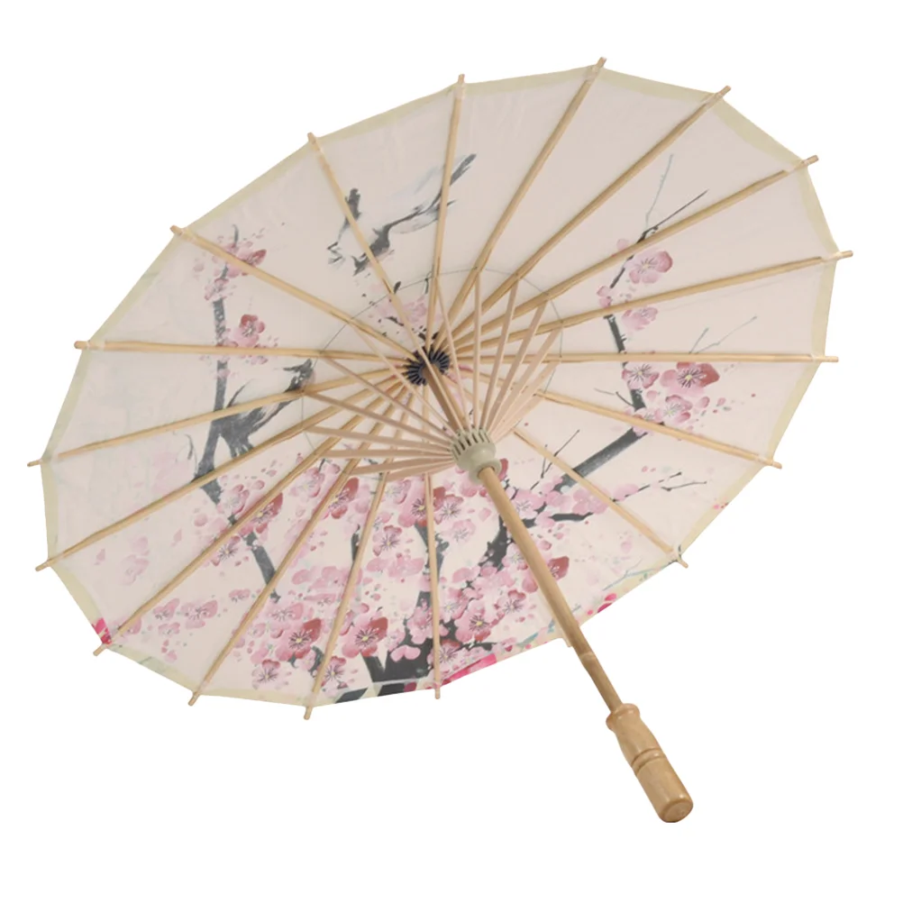 

Colorful Flower Umbrella Wedding Decor Handmade Umbrella Cosplay Umbrella Parasol Water Town Umbrella Wood Decorative Umbrella