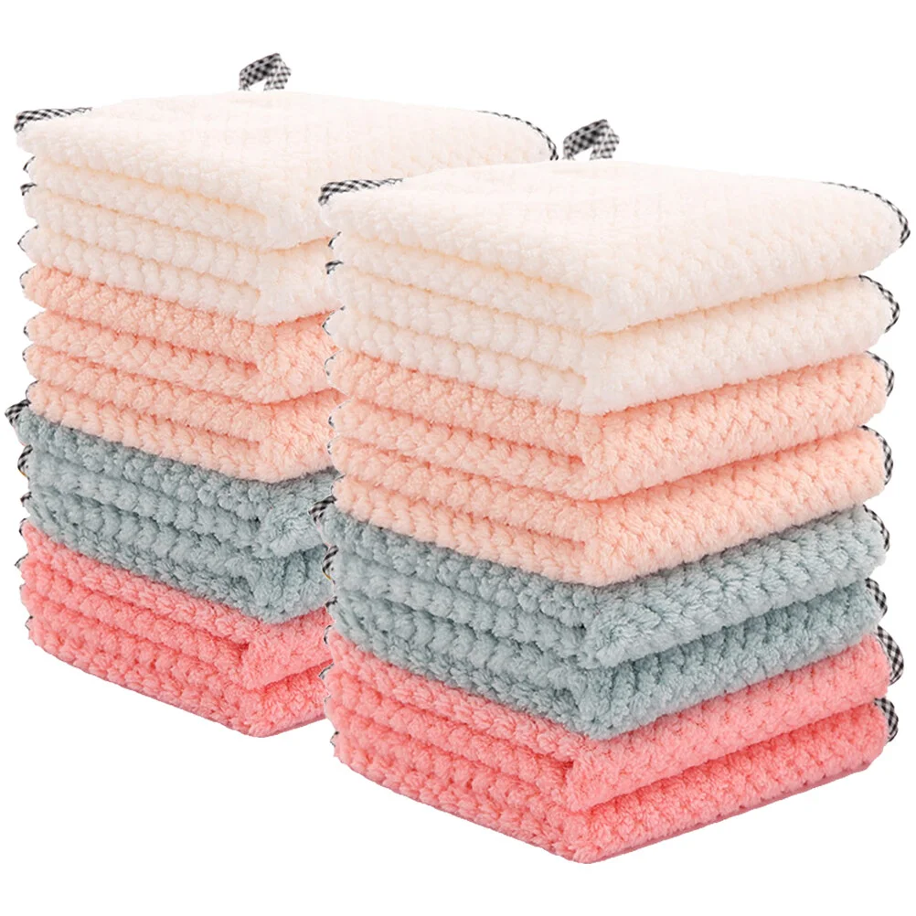 

Hand Towel Supple Dish Towels Kitchen Micro Fiber Towelss Convenient Water Absorbent Microfiber