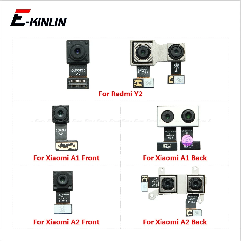 

Rear Main Front Facing Selfie Camera For Xiaomi Mi A1 A2 Lite Redmi Y1 Lite Y2 S2 Small Module Ribbon Flex Cable