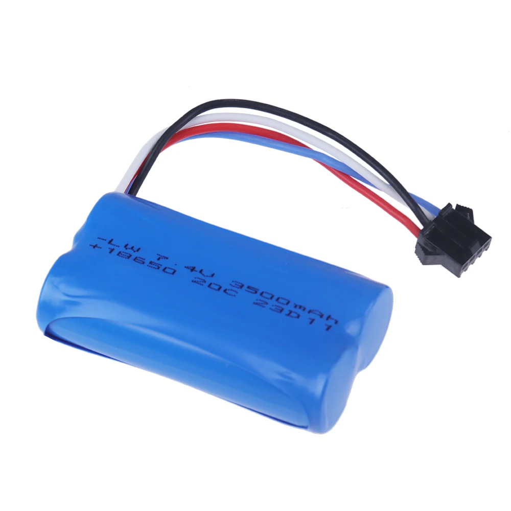 SM-4P Plug 7 4 V 3500mAh 18650 литий-ионная батарея для Udi007 Udi001 UDI002 UDI902 HJ806 960 961 962 RC Racing Boat 2S