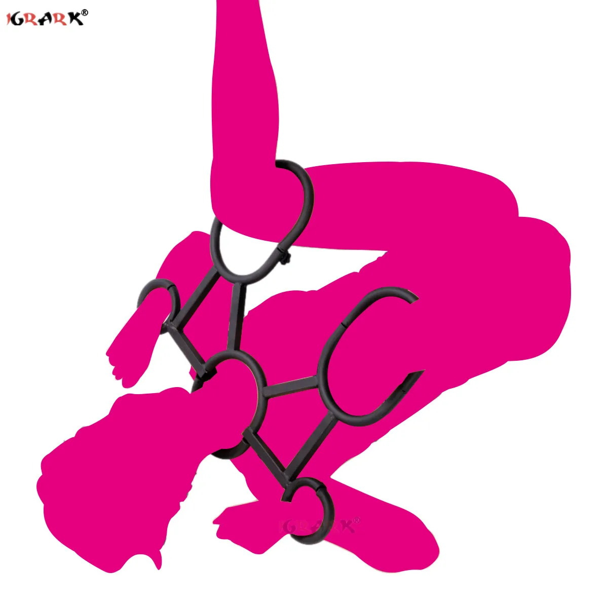 СМ Инструменты Эротические Флиртовые Секс-игрушки для Женщин Набор для Развлечений со Расставленными Ногами, Ошейником, БДСМ, Связыванием и Мебельными Припасами.