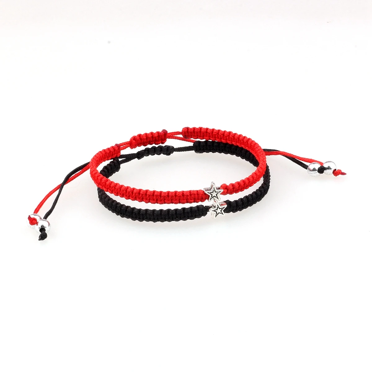 

1Pcs New Star Braided Bracelet Lucky Red Black Color Thread Couple Chain Handmade Prayer Bangles Pulsera Jewelry Gift For Friend