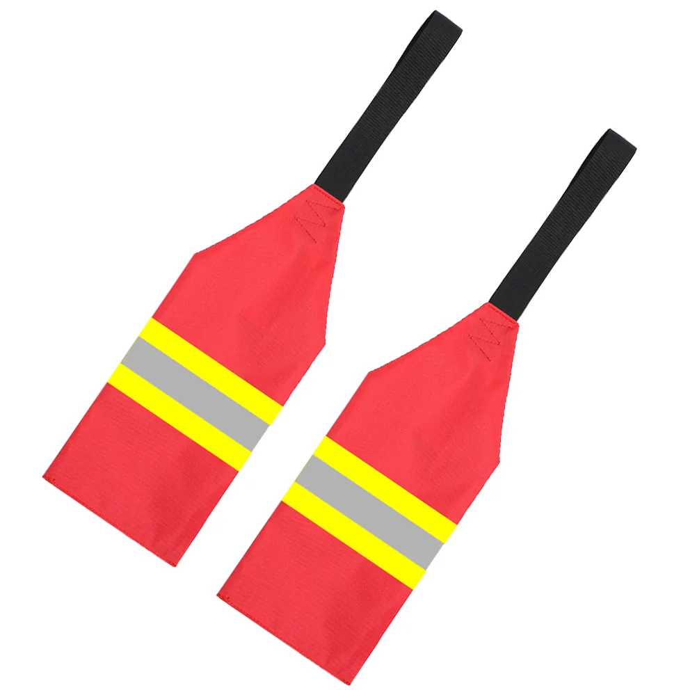 

2 Pcs Marine Accessories Boats Kayak Reflective Flags Canoe Towing Canoes Warning Safety