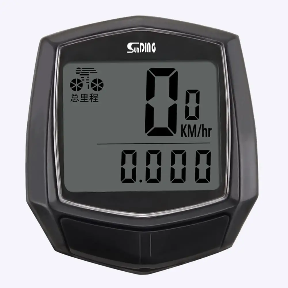 

Sd-581 1.5-inch Bicycle Wired-Odometer Code Table Multi-function Waterproof Speedometer With Lcd Backlight Display