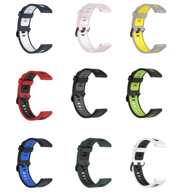

Quick Release for Smart Watch Loop Accessory Silicone Wristband Bracelet Suitable for HuaweiGT Runner 22mm Comfortable S