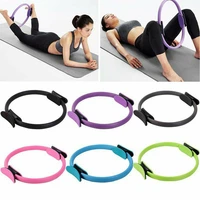 38cm yoga fitness pilates ring women girls circle magic dual exercise home gym workout sports lose weight body resistance 5color