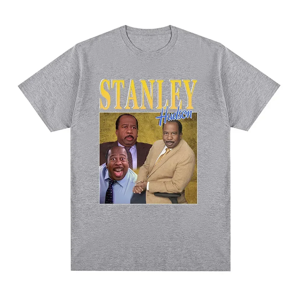 Футболка мужская оверсайз из хлопка Повседневная рубашка с принтом Стэнли