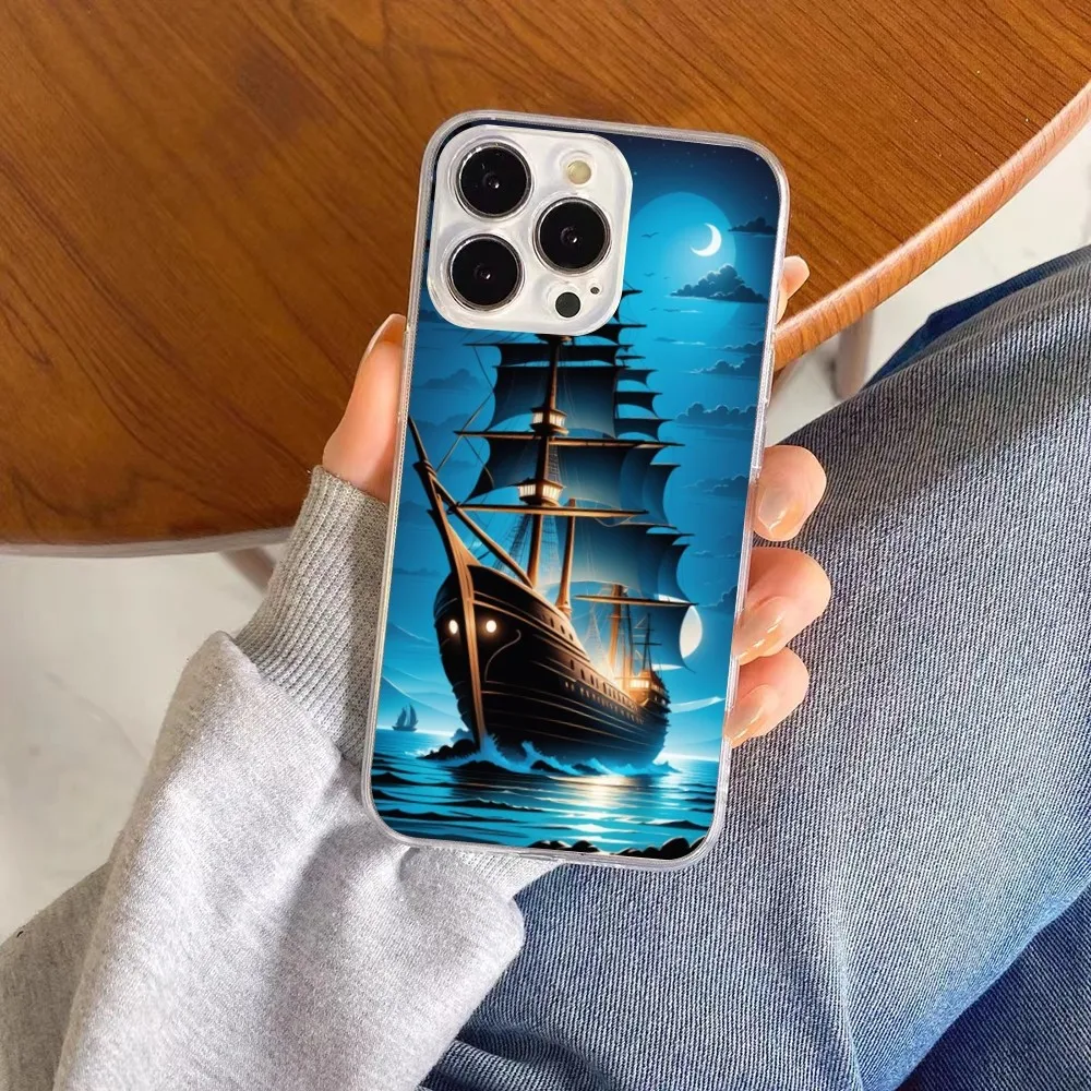 Чехол для мобильного телефона пиратский Corsair iPhone 15 14 13 12 11 XS X 8 7 6 Plus Mini Pro Max SE 2022