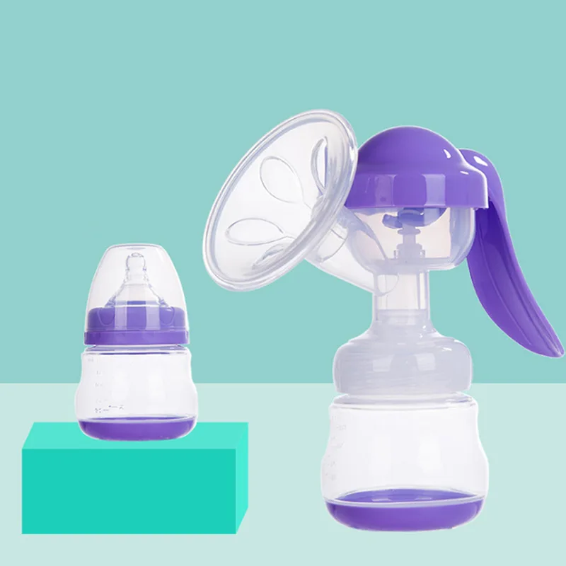 

Breast Pump Baby Nipple Manual Suction Milk Pump Feeding Breasts Pumps Milk Bottle Sucking Postpartum Supplies Accessories 1Set