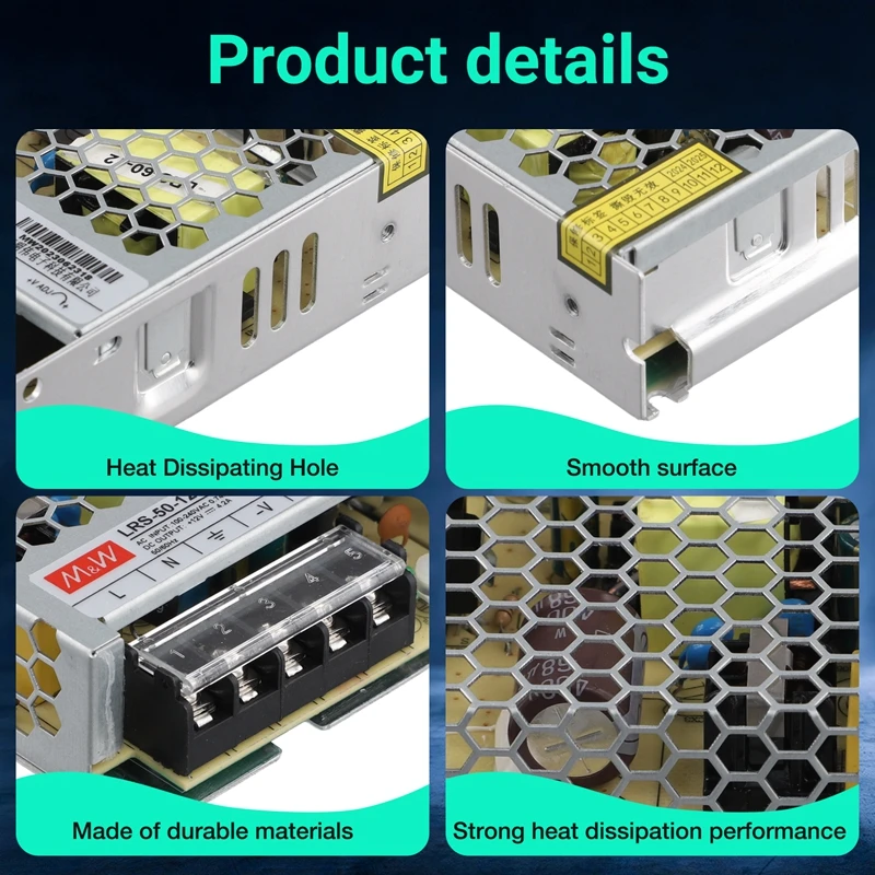 Импульсный источник питания Mean Well LRS LRS-50-12 50W 4.2A трансформатор