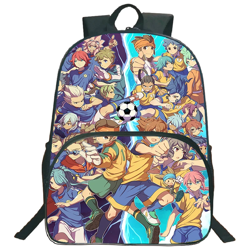 Фото Рюкзак Inazuma Eleven Go, детский школьный рюкзак в стиле аниме, большой вместительный рюкзак для мальчиков и девочек, рюкзак для начальной школы, дорожная сумка для книг №5