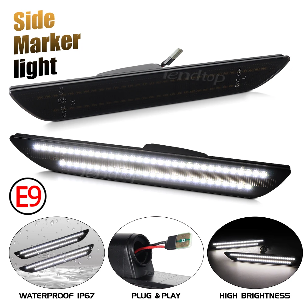 2 шт. белые задние боковые габаритные огни автомобильная индикаторная лампа