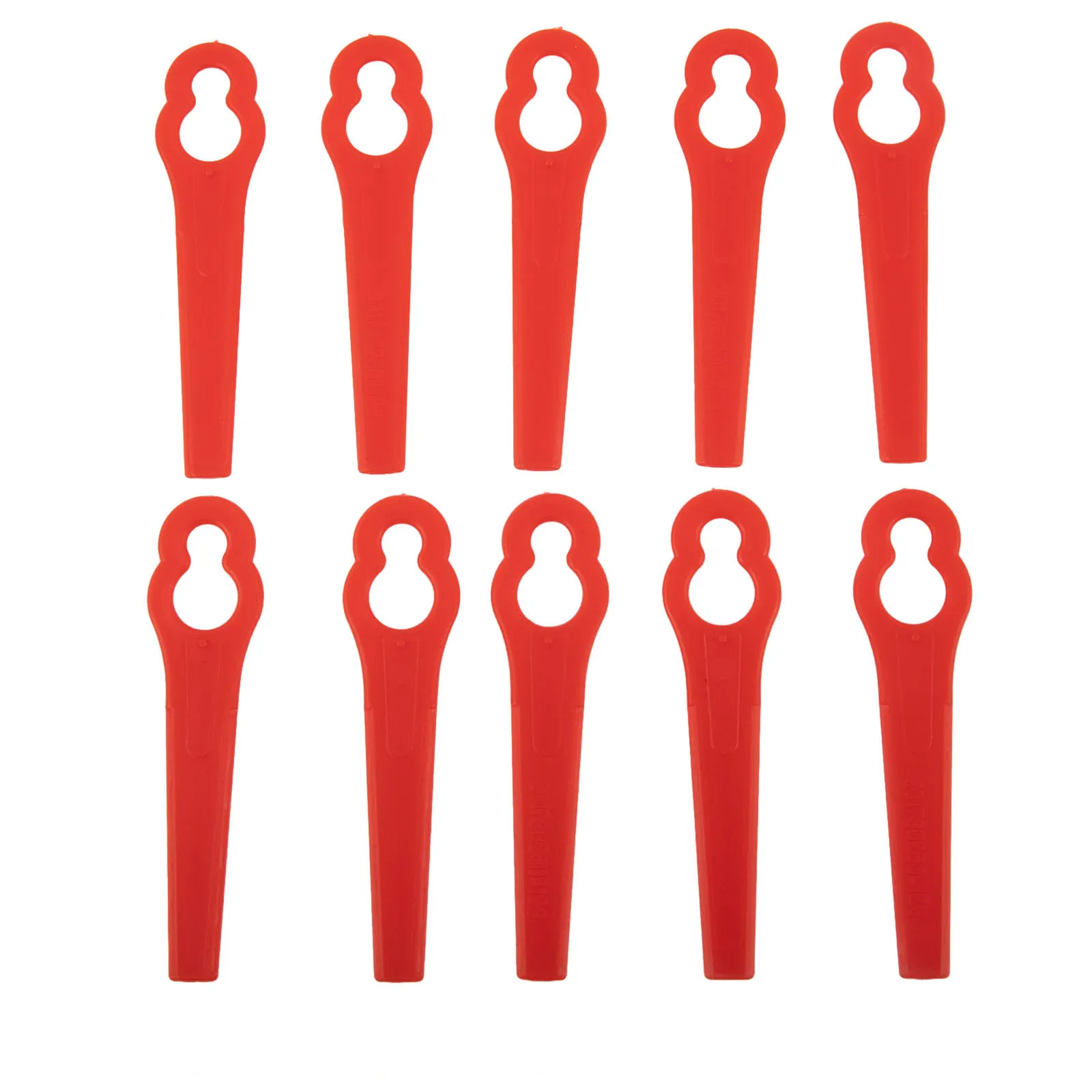 10 шт. пластиковые лезвия триммера для травы замена Einhell GC-CT 18/24 Li беспроводного