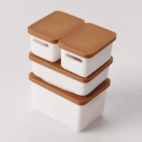 Мини-футляры для хранения 1/12 кукольных домиков (4 шт.)