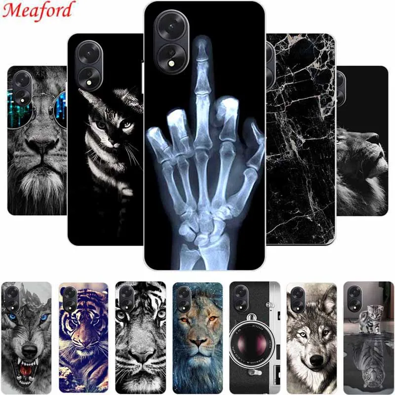 Флип-чехол для OPPO A18 A38 6 56 дюйма мягкий чехол 18 A 38