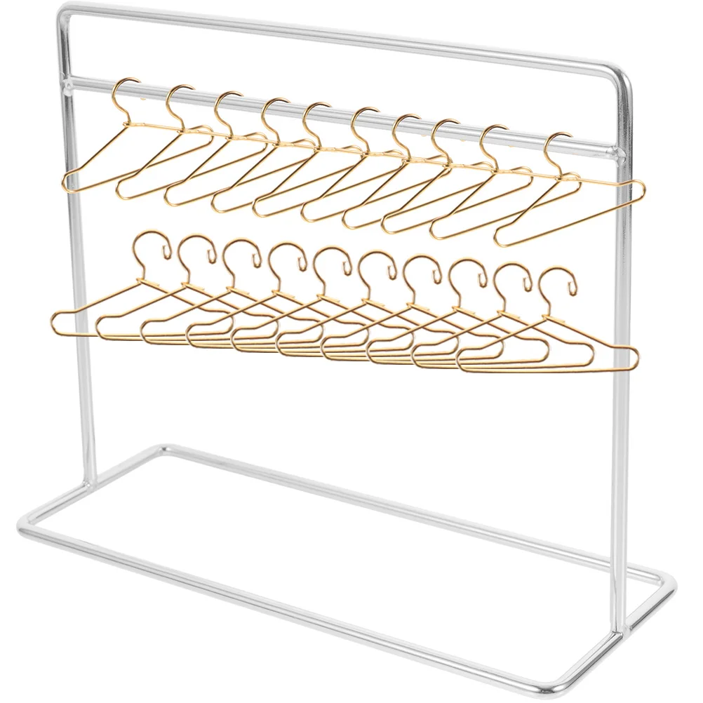 

Вешалка для одежды, вешалка для хранения пальто, крошечная мебель, вешалки для платьев, железный дисплей, мини-кукольный домик