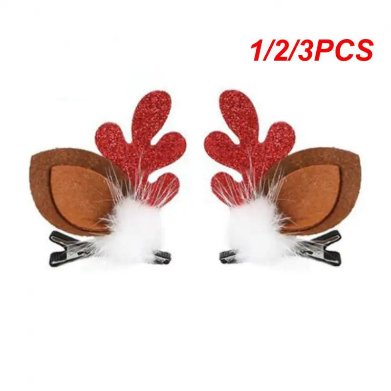 

1/2/3 шт., заколка для волос с оленями