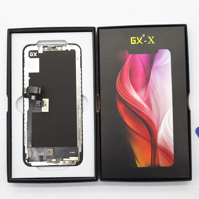 

Жесткий OLED-дисплей GX для iPhone XS X 12ProMax XSMAX XR 11 12mini 13 14 Plus, лучший дигитайзер в сборе, сменный ЖК-экран