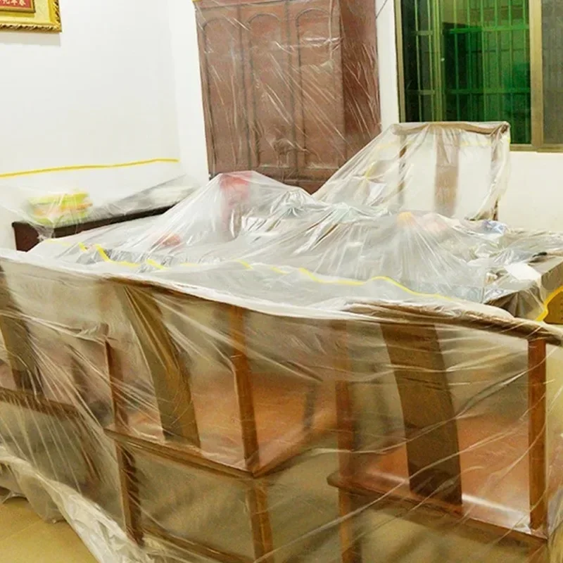 Одноразовая режущая пылезащитная пленка самоклеящаяся предварительно