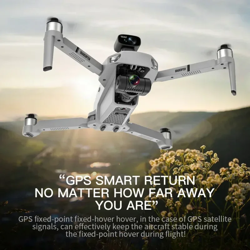 

with 2-Axis Anti-Shake Gimbal Brushless Motor RC Quadcopter VS SG907 MAX KF102 MAX Drone 4K HD Profesional GPS Camera