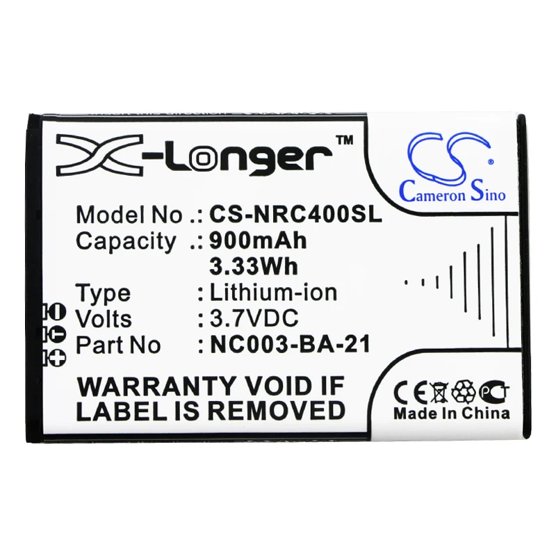 

Cameron Sino 900mAh Battery For Nolan B4 RCS Kits NC003-BA-21