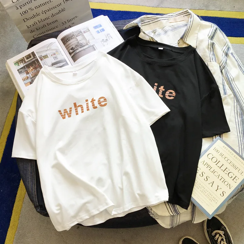 INS футболка с коротким рукавом женская гонконгская летняя одежда Новое