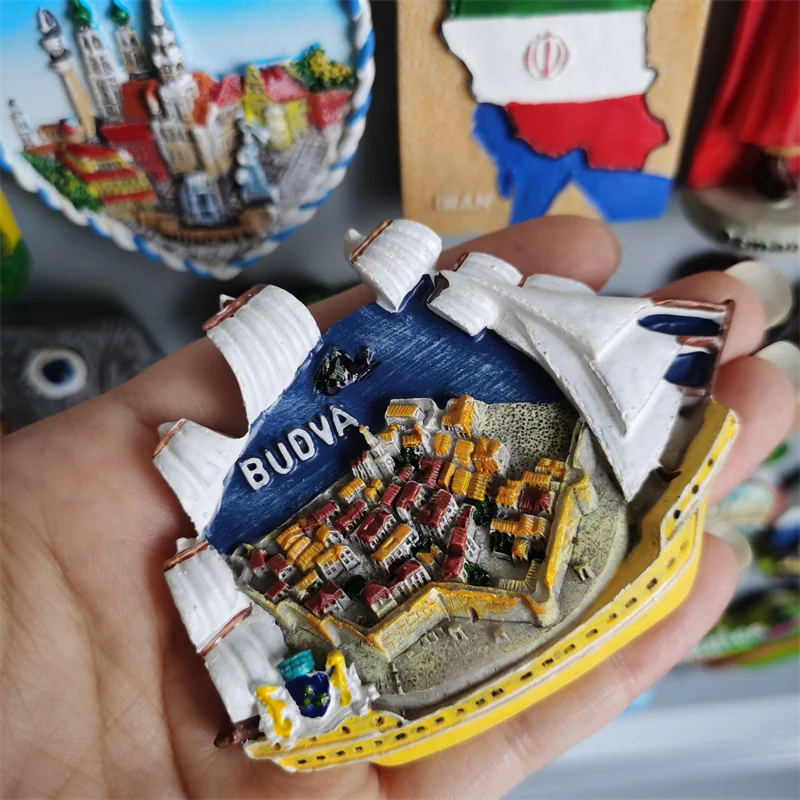 Магниты на холодильник для балканов, Черногория, Crna Gora Budva, туристическое памятное украшение, поделки, магнитные наклейки, подарок Магниты на холодильник для балканов, Черногория, Crna Gora Budva, туристическое памятное украшение, поделки, магнитные наклейки, подарок