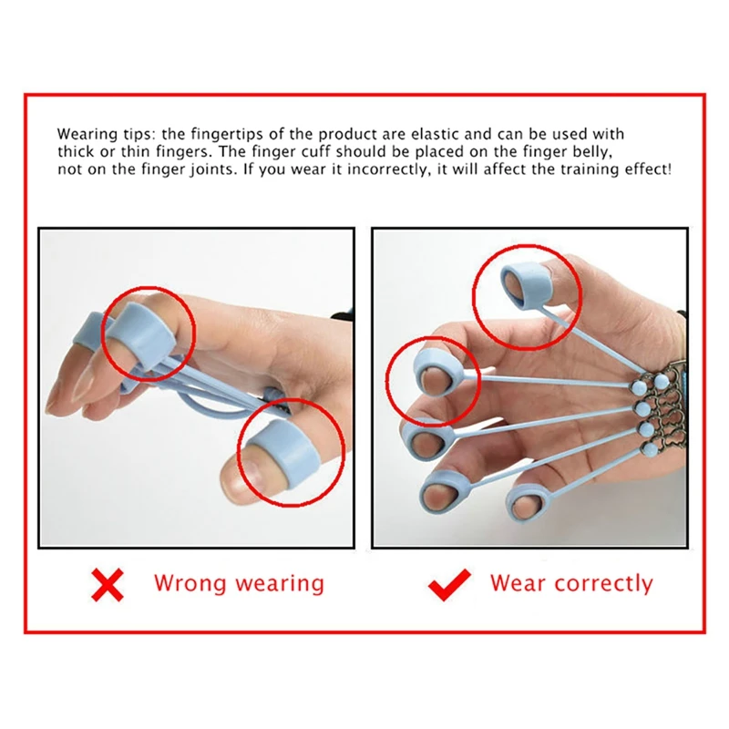 Портативный тренажер для пальцев силиконовое устройство тренировки и сгибания