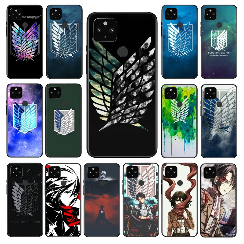 

Anime Japanese attack on Titan Phone Case for Google Pixel 7 6 Pro 6A 5A 4A 3A Pixel 4 XL Pixel 5 6 4 3 XL 3A XL